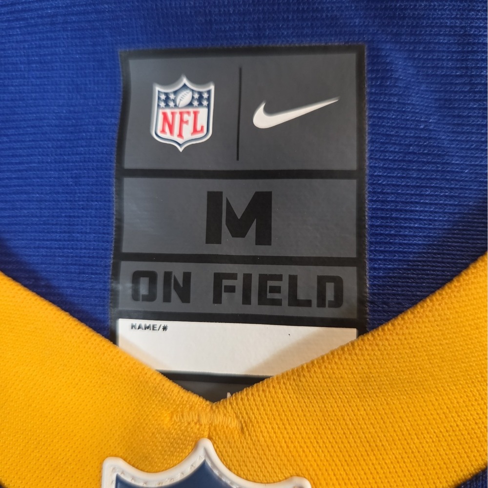 Nike Los Angeles Rams Todd Gurley II #30 On Field Jersey Mens M Blue Gold NFL - Picture 4 of 11